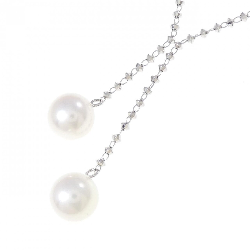 K18WG Dây chuyền ngọc trai Akoya 7.0mm - Hàng hiệu Chính hãng 856362