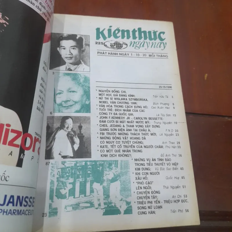 KIẾN THỨC NGÀY NAY số 225 ngày 20-10-1996 752947