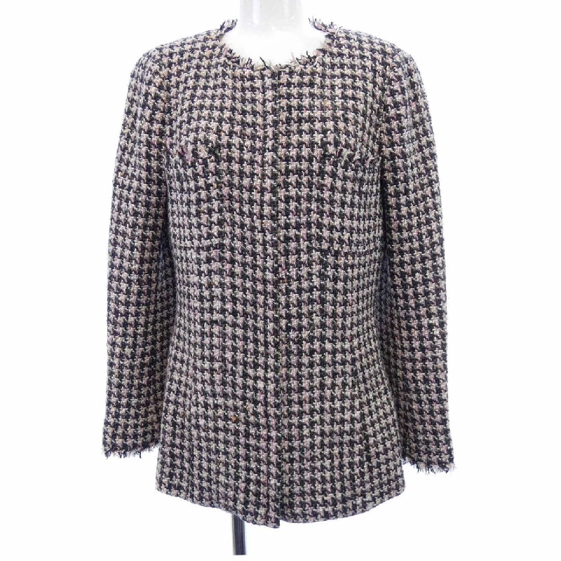 Jacket không cổ CHANEL P33582V19719 08A - Hàng hiệu Authentic 821570