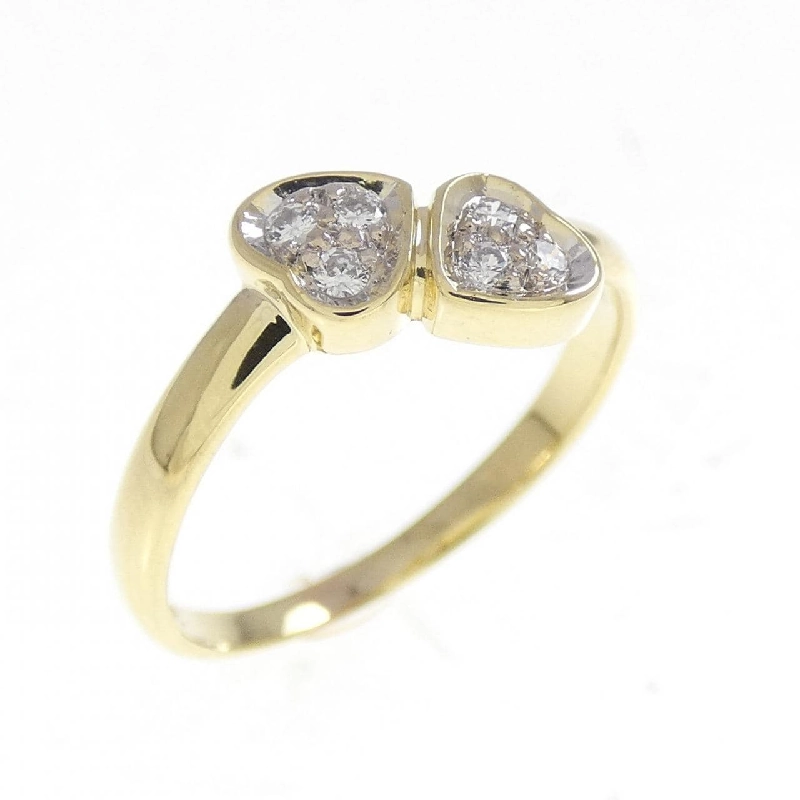 Nhẫn kim cương hình trái tim K18YG/K18WG 0.06CT - Hàng hiệu Chính hãng 851572