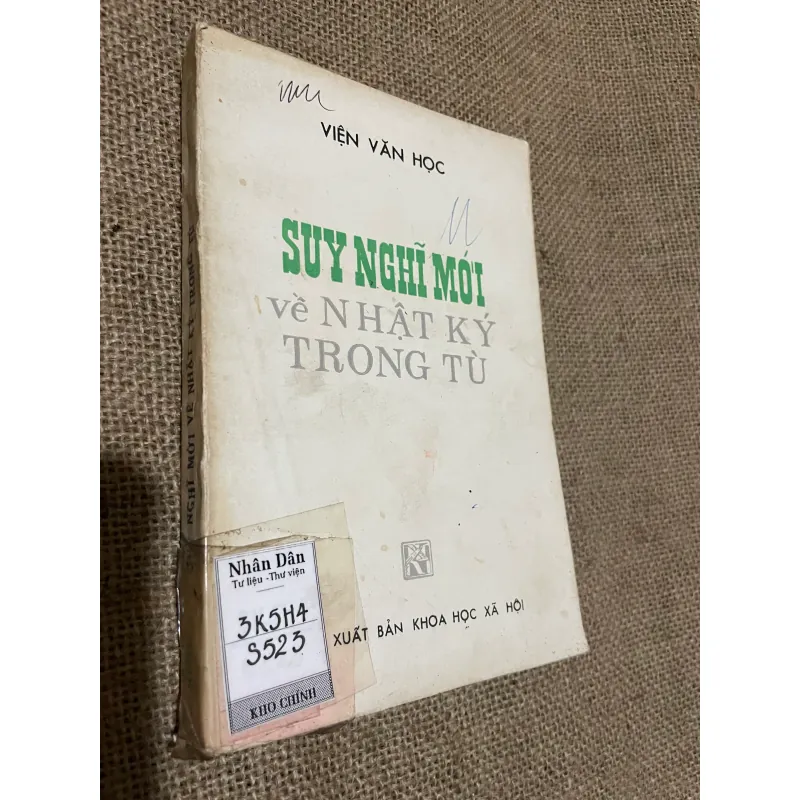 SUY NGHĨ MỚI VỀ NHẬT KÝ TRONG TÙ - VIỆN VĂN HỌC 574588