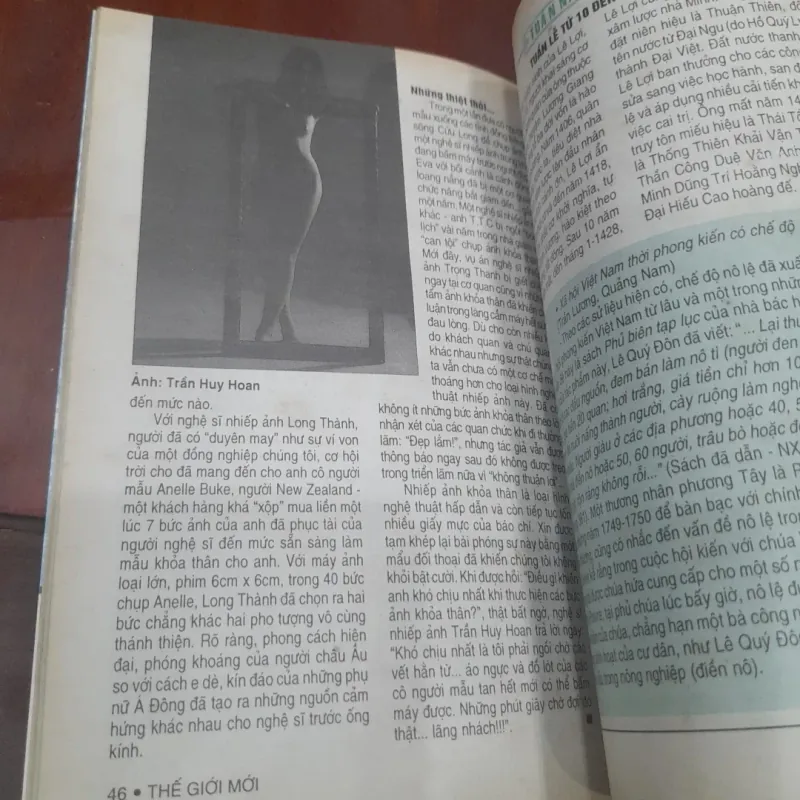 THẾ GIỚI MỚI số 453 ngày 10.9.2001 1030695