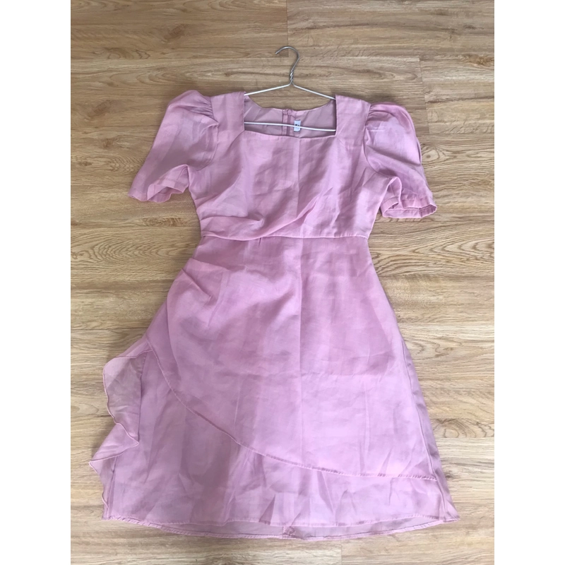 Đầm nữ màu hồng nhạt size S 467060