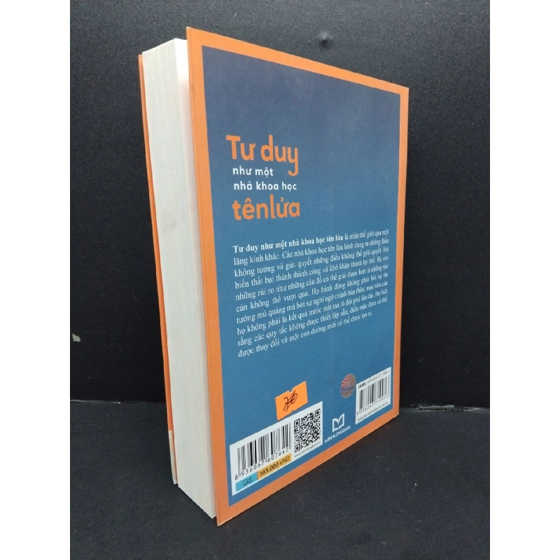 Tư duy như một nhà khoa học tên lửa mới 90% bẩn nhẹ 2022 HCM1008 Ozan Varol KỸ NĂNG 916775