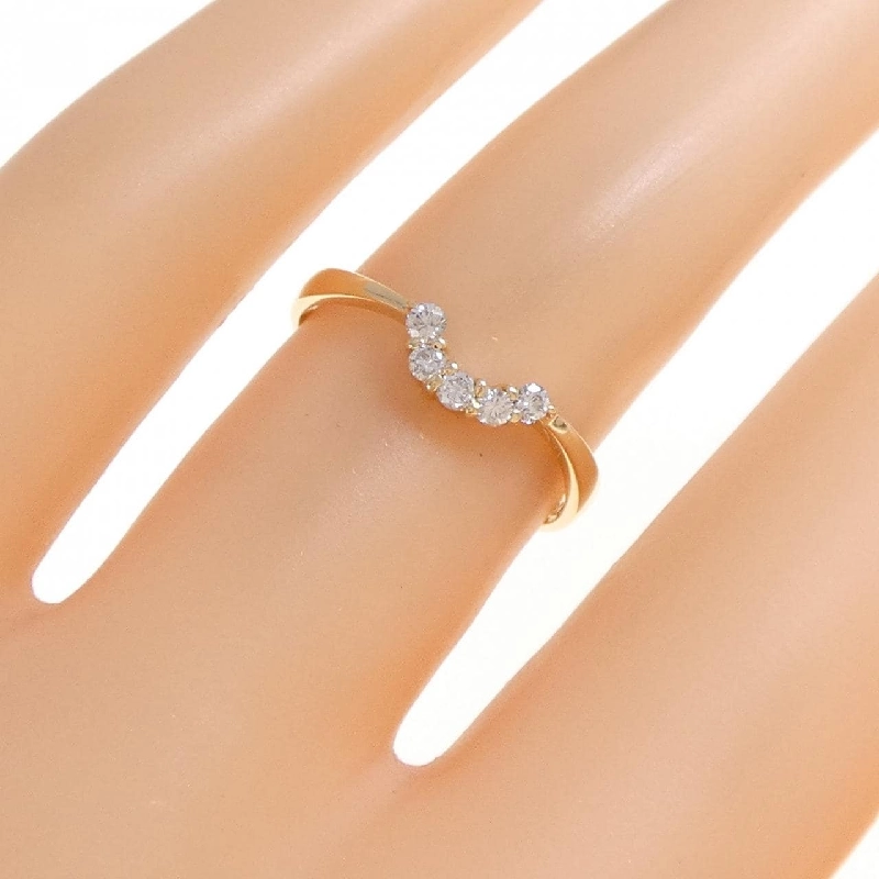 Nhẫn kim cương K18YG 0.10CT - Hàng hiệu chính hãng 854613