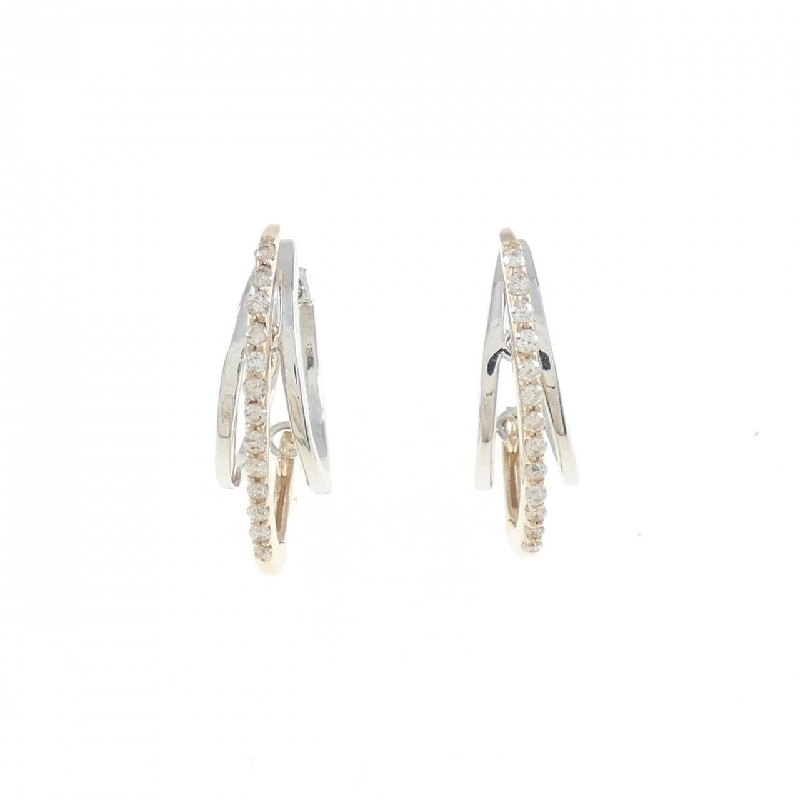 K18YG/K18WG Bông tai kim cương 0.14CT - Hàng hiệu Chính hãng 872417