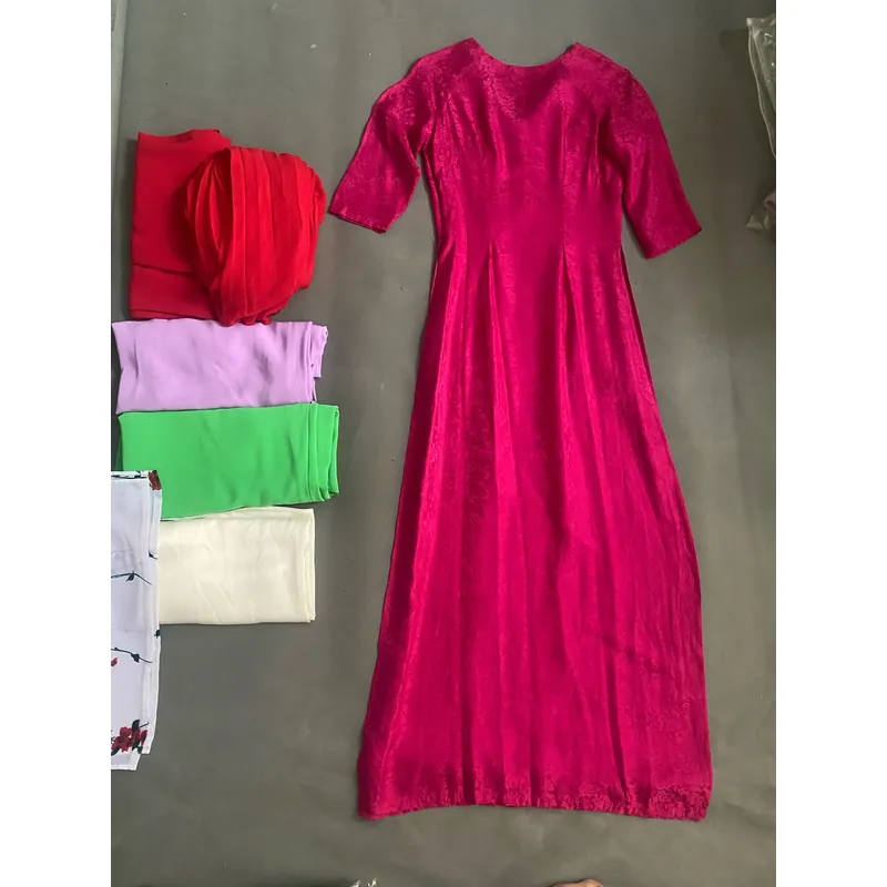 Áo dài hồng/size M 1065800