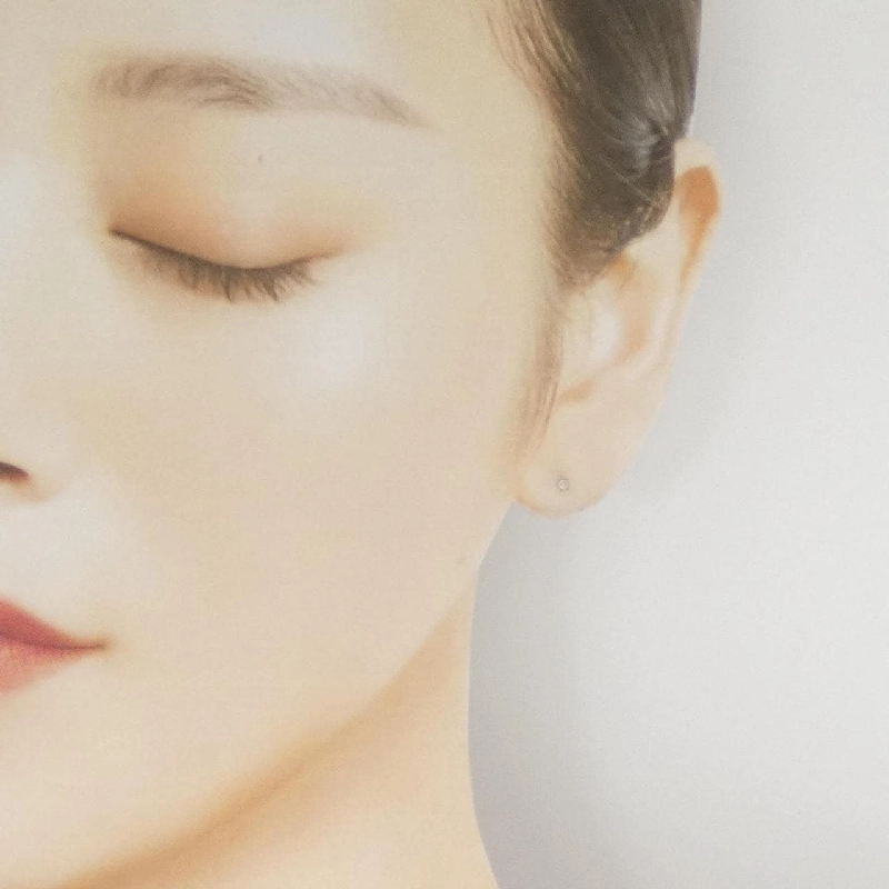 K18YG Solitaire Bông tai Kim cương 0.04CT - Hàng hiệu Chính hãng 867452