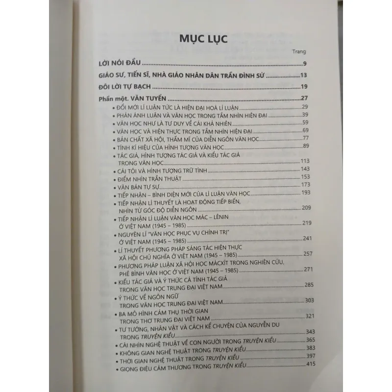LÍ THUYẾT VÀ THI PHÁP VĂN HỌC - TRẦN ĐÌNH SỬ 711689
