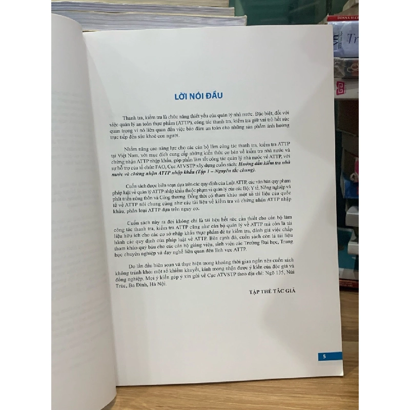 Hướng dẫn kiểm tra nhà nước và chứng nhận an toàn thực phẩm nhập khẩu -TS Trần Quang Trung 728020