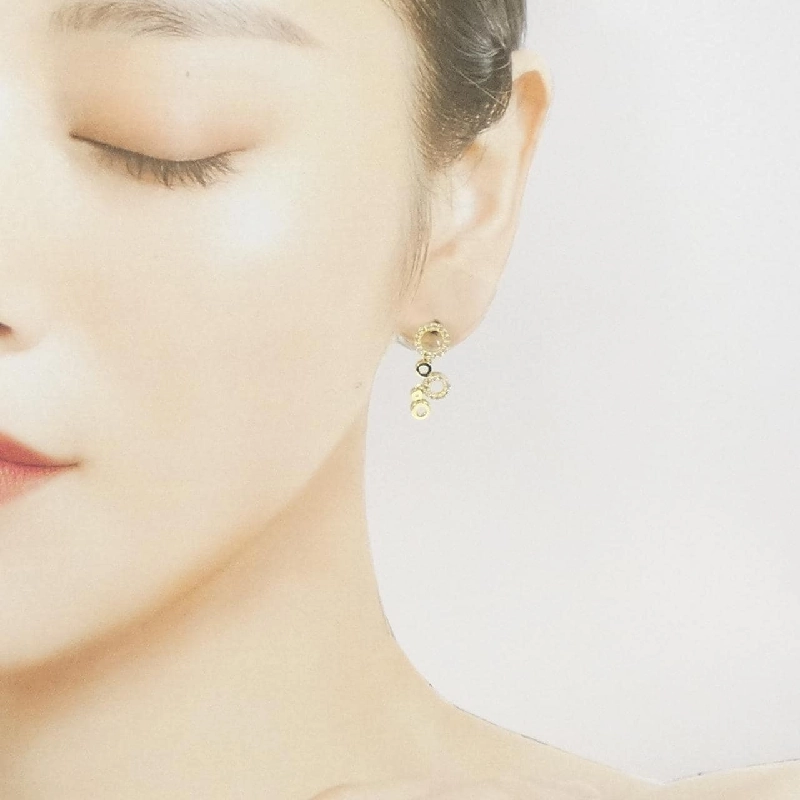 K18YG Bông tai kim cương 0.35CT - Hàng hiệu Chính hãng 871084