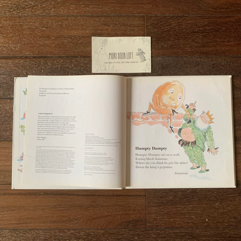 Sách ngoại văn Catch It If You Can: Nursery Verses (1989), Used, Bìa cứng, Khổ Lớn 498834