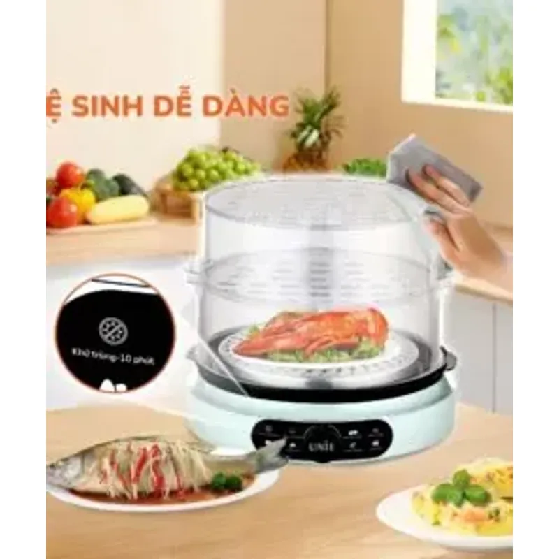 Nồi hấp Unie UE680 – Dung tích 15L siêu to, hấp 3 tầng cực tiện! 🍲🔥 715795