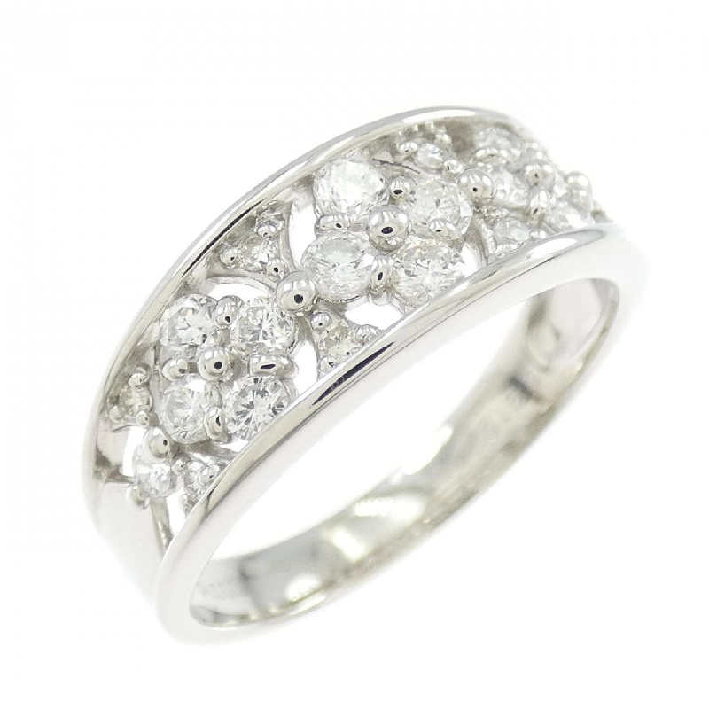 Nhẫn kim cương hoa PT900 0.50CT 670008