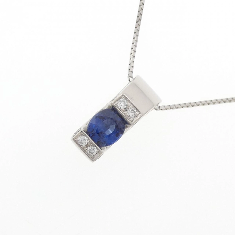 Dây chuyền Sapphire PT900/PT850 0.63CT - Hàng hiệu Chính hãng 859326