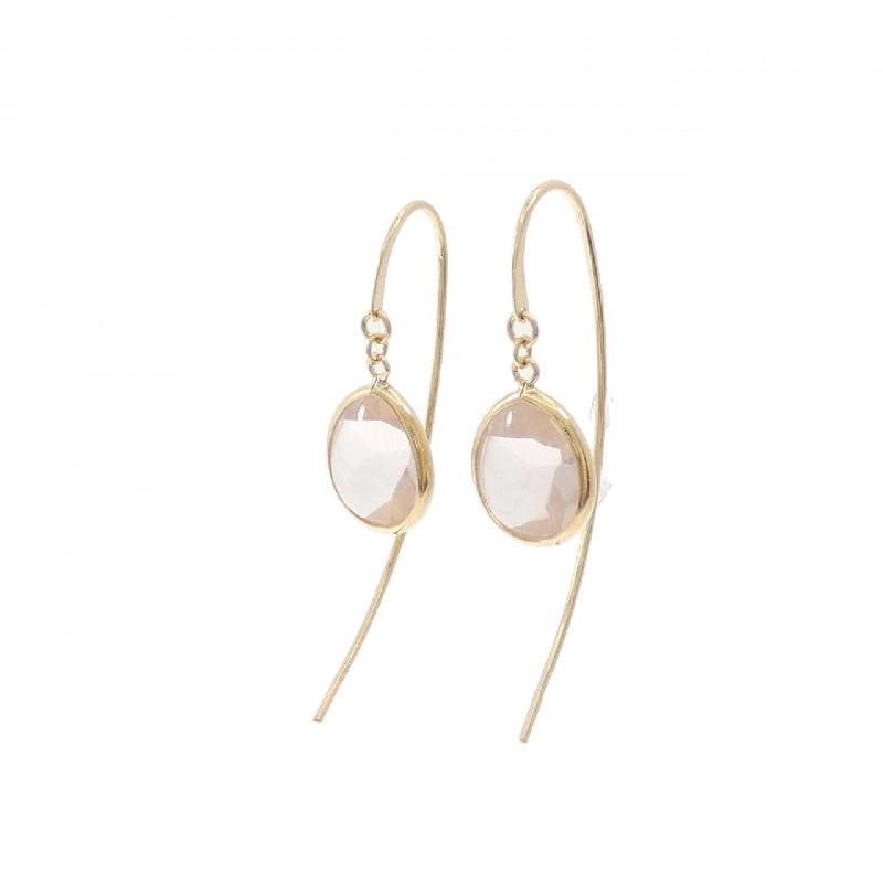 K18YG Bông tai đá hồng ngọc - Hàng hiệu Authentic 866730