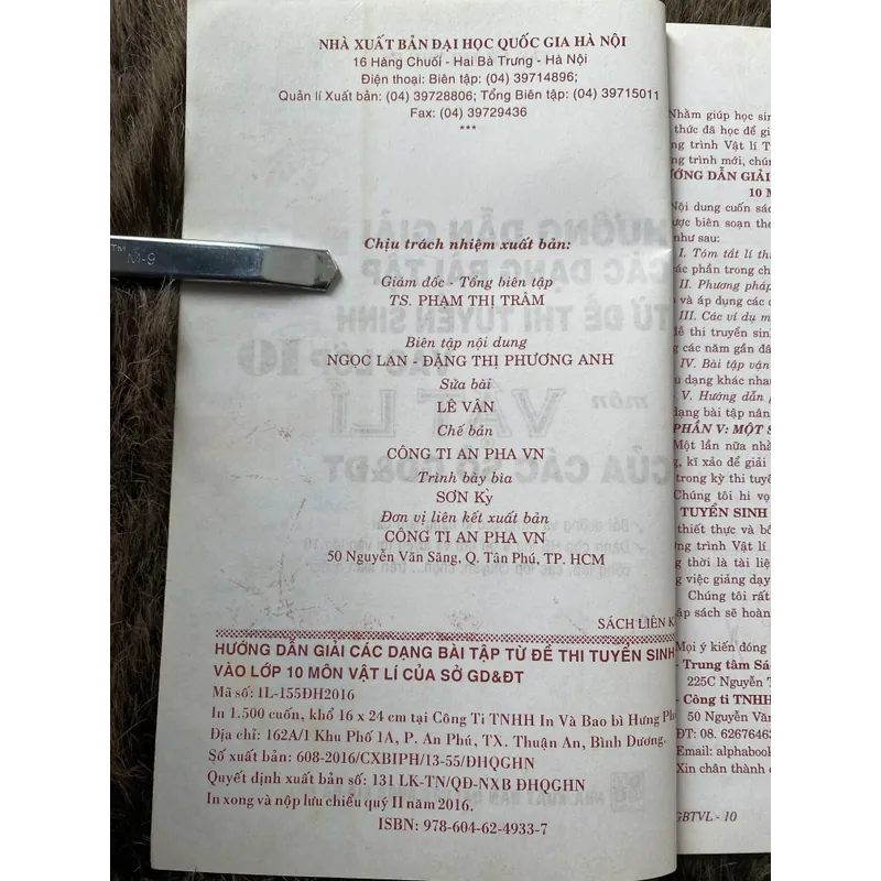 HS giải các dạng bài tập từ đề thi tuyển sinh vào lớp 10 Vật lí 603186