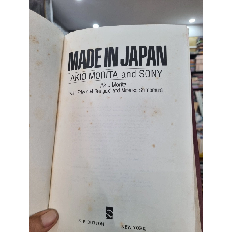 MADE IN JAPAN - Akio Morita 141039