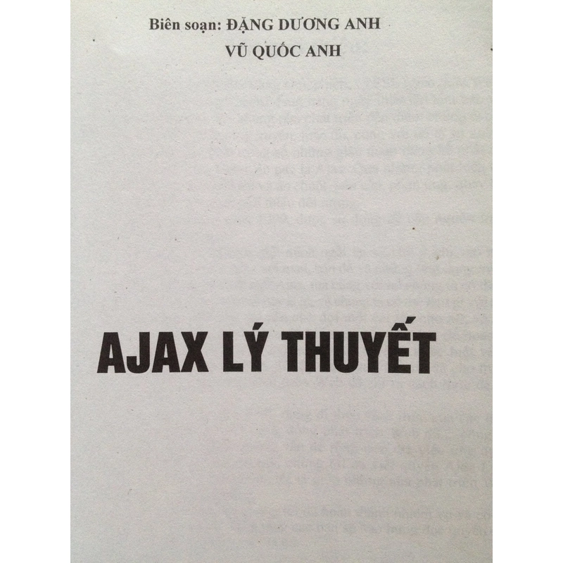 AJAX ,JAVASCRIPT + XML(Full bộ Lý thuyết + thực hành) 504793
