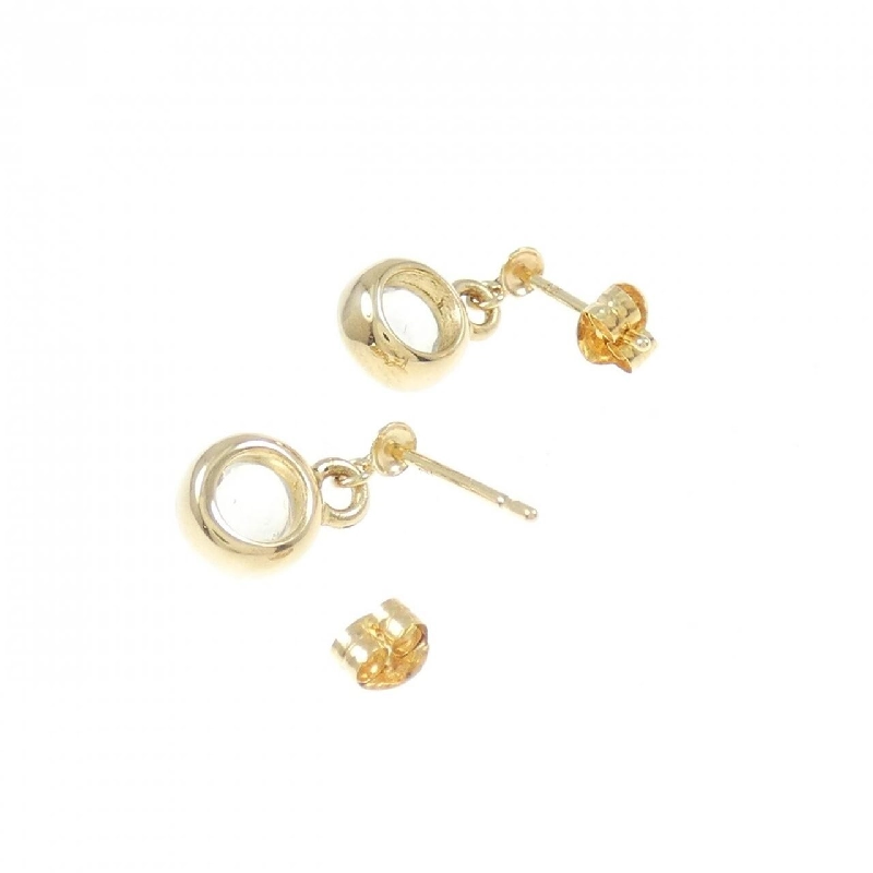 K18YG Đá mặt trăng Bông tai - Hàng hiệu Chính hãng 871707