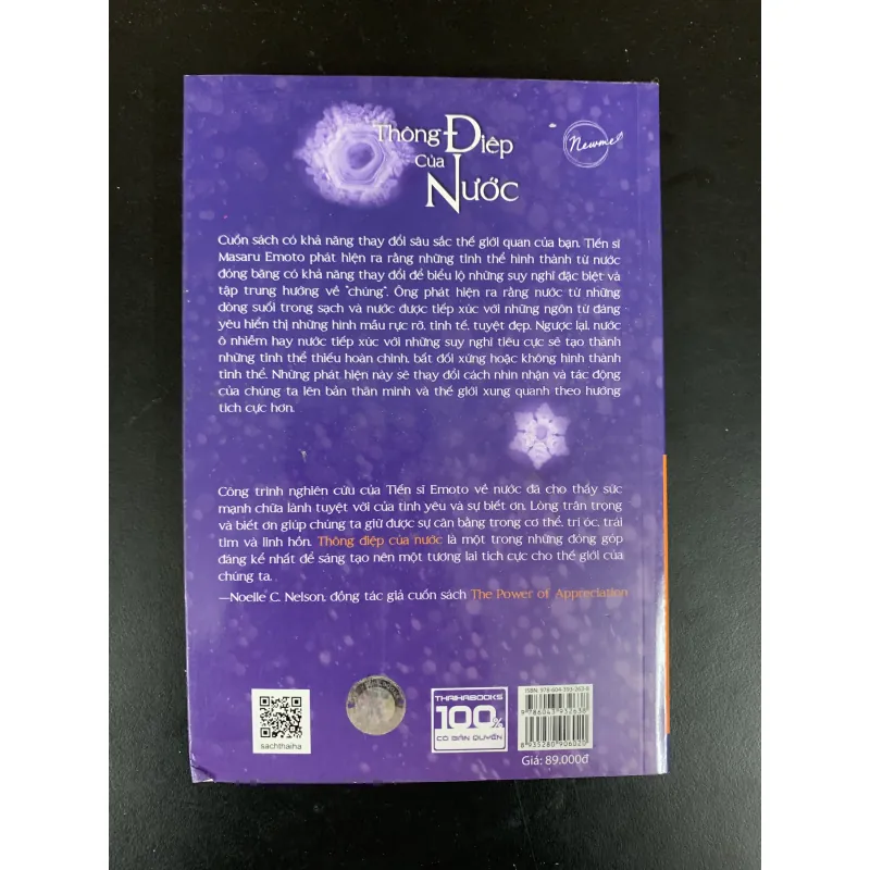 (Sách cũ) Thông điệp của Nước - Masaru Emoto - Thanh Huyền dịch  933389
