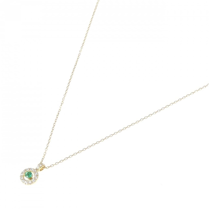 K18YG Emerald Necklace - Hàng hiệu Authentic 858142