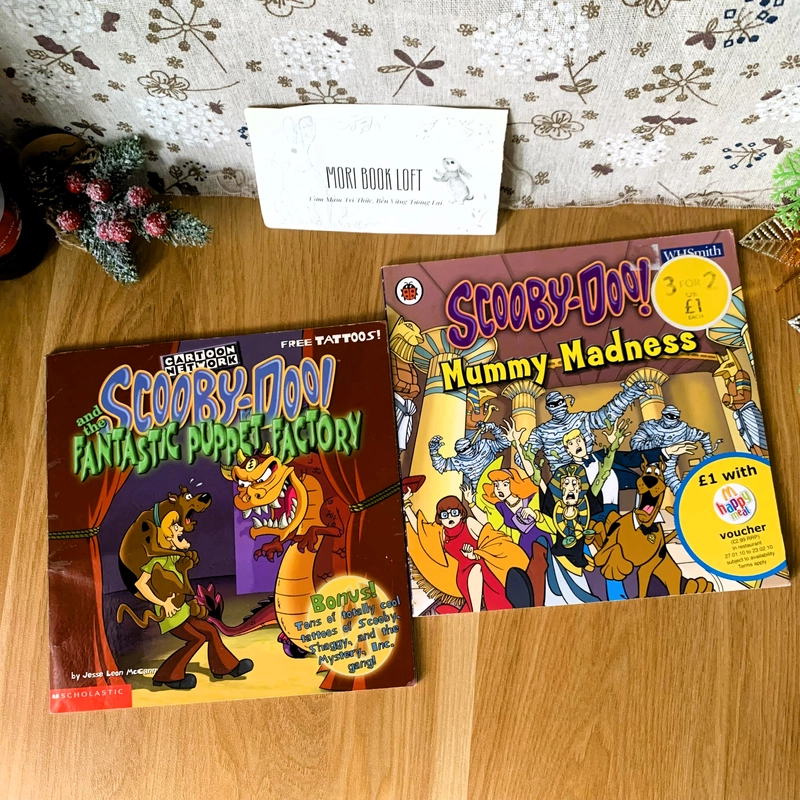 Combo 2c Scooby-Doo Fantasic Puppet Factory và Scooby-Doo Mummy-Madness, Used 477820
