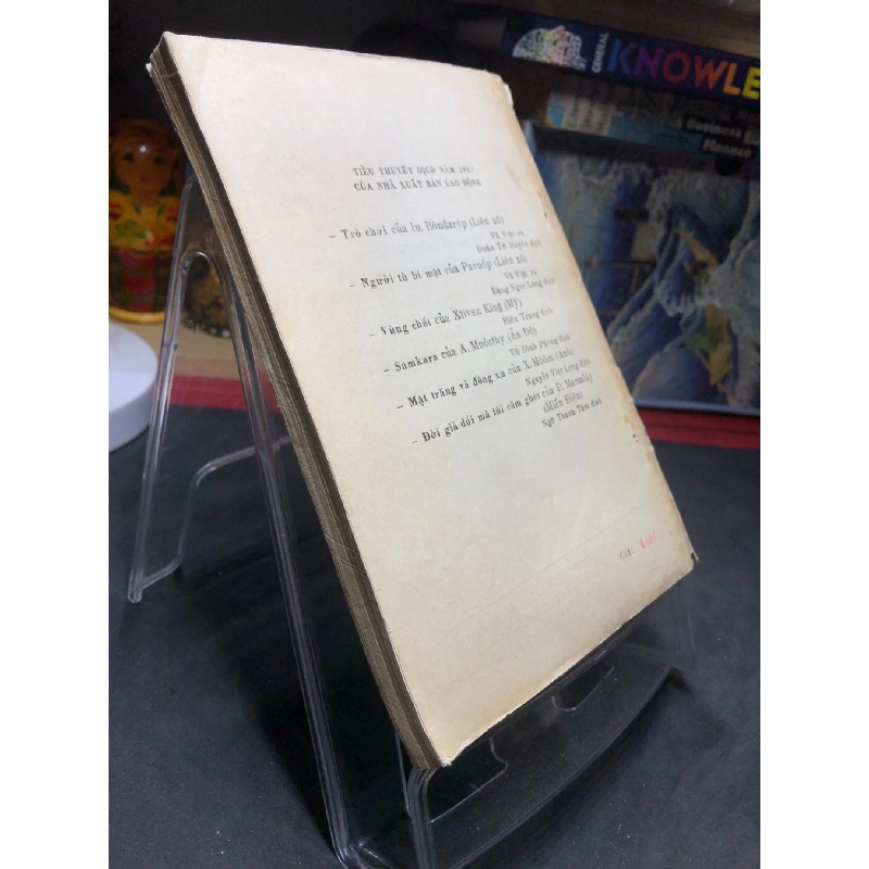 Vùng Đất Chacô mới 50% tróc gáy nhẹ, ố vàng, rách bìa 1987 Raun Lara HPB0906 SÁCH VĂN HỌC 915088