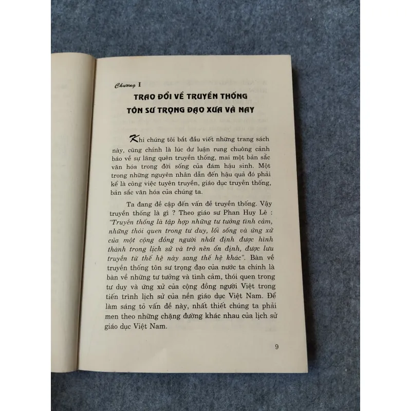 TRUYỀN THỐNG TÔN SƯ TRỌNG ĐẠO 720035