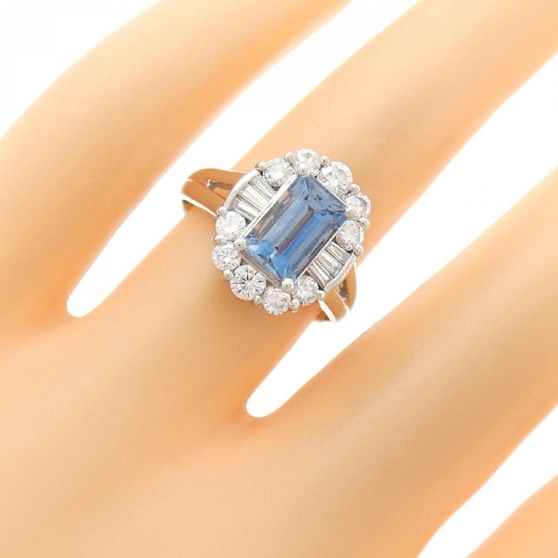 Nhẫn Aquamarine PT900 1.17CT 668158