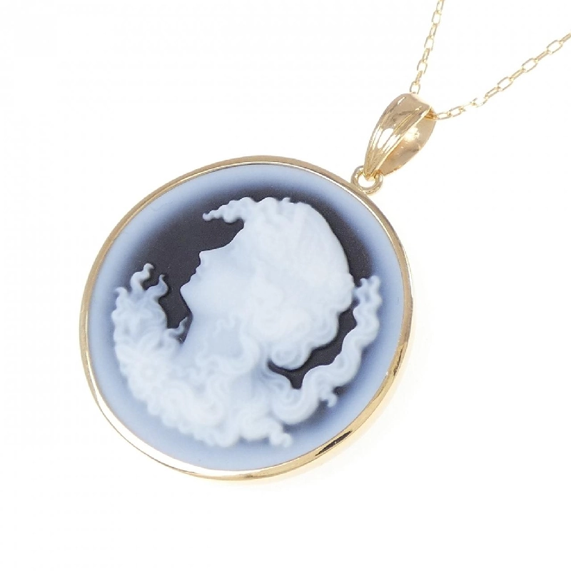 K18YG Mặt dây chuyền ngọc bích - Hàng hiệu Chính hãng 861709