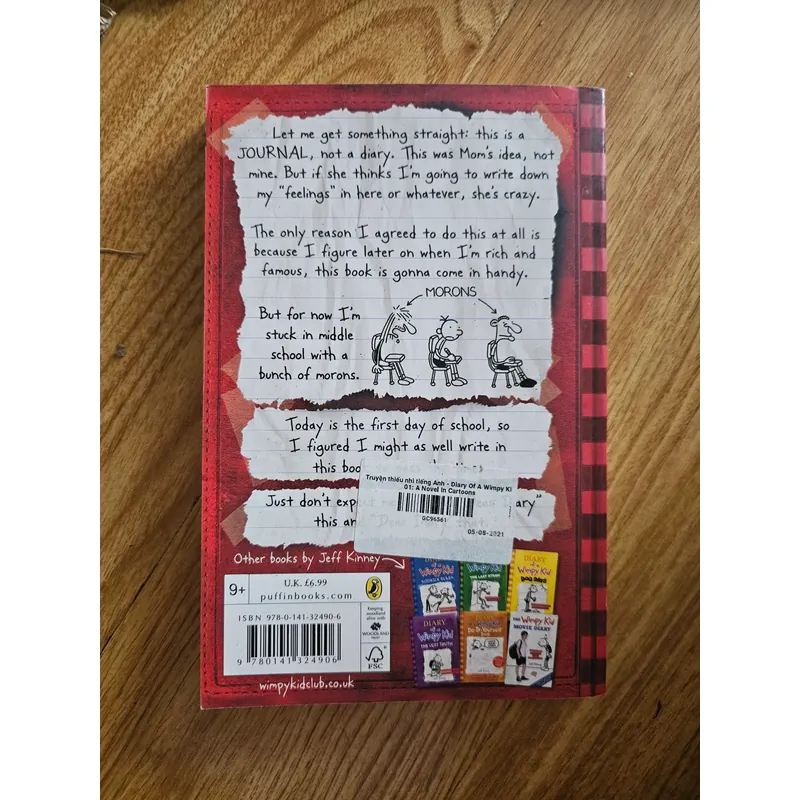 Diary of a Vimpy Kid a novel in cartoons
20k 654847