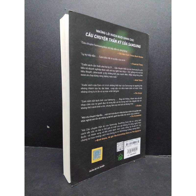 Câu chuyện thần kỳ của Samsung mới 90% bẩn nhẹ 2022 HCM1008 Geoffrey Cain MARKETING KINH DOANH 916633