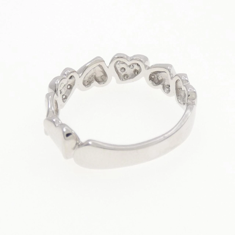 Nhẫn kim cương hình trái tim K18WG 0.08CT 672983