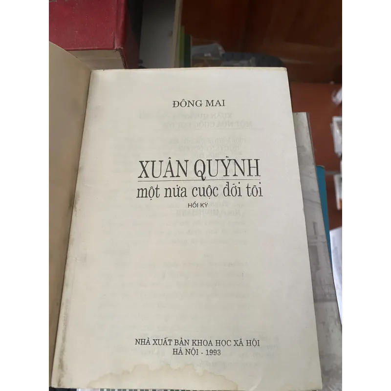 Xuân Quỳnh, một nửa cuộc đời tôi- Đông Mai 1031107