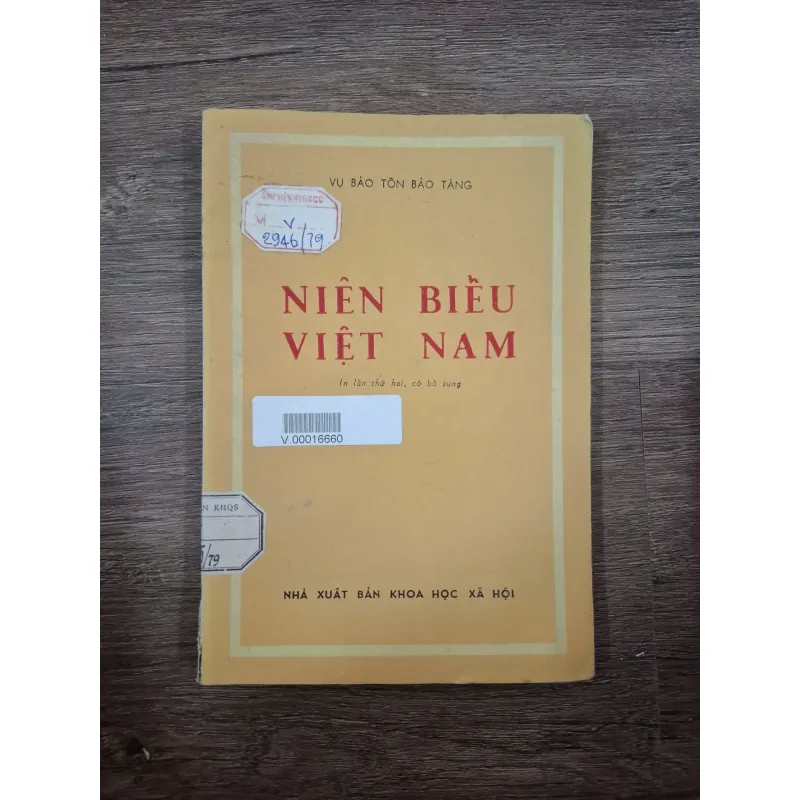 Niên biểu Việt Nam - Vụ Bảo tồn Bảo tàng - Lịch sử 728754