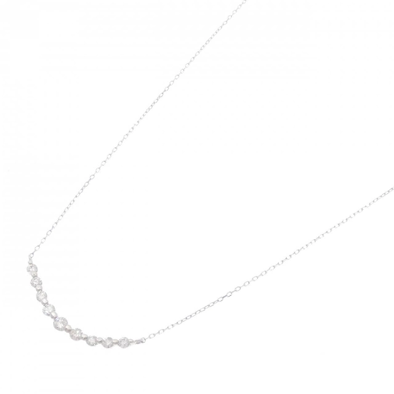 K18WG Dây chuyền kim cương 0.20CT - Hàng hiệu Authentic 861642