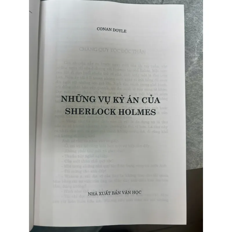 NHỮNG VỤ KỲ ÁN CỦA SHERLOCK HOLMS - CONAN DOYLE 1002309