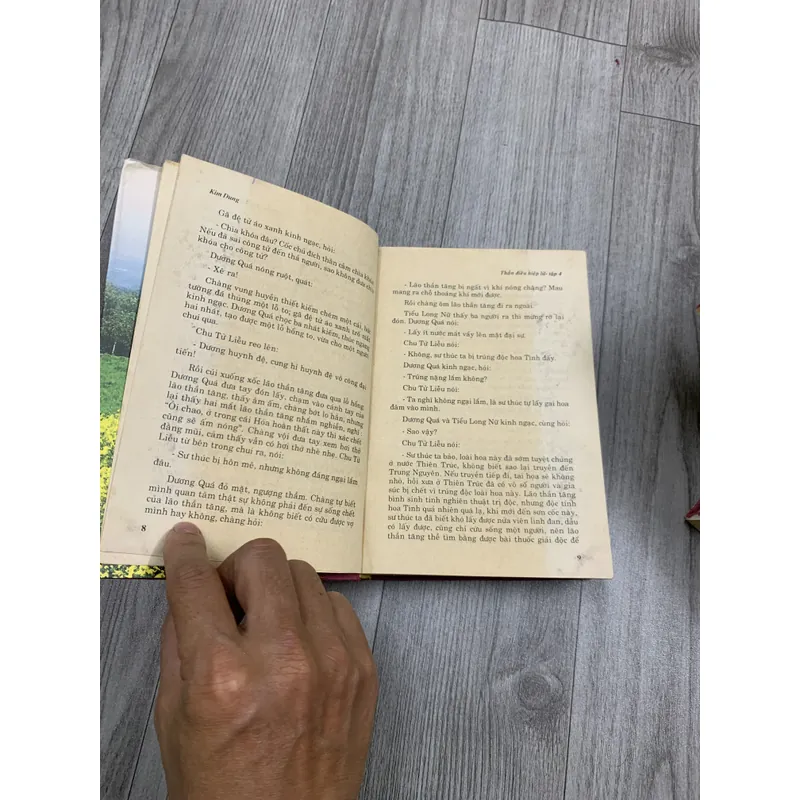 Thần điêu hiệp lữ - kim dung. Bộ 4 tập bìa cứng. 5b5 721177