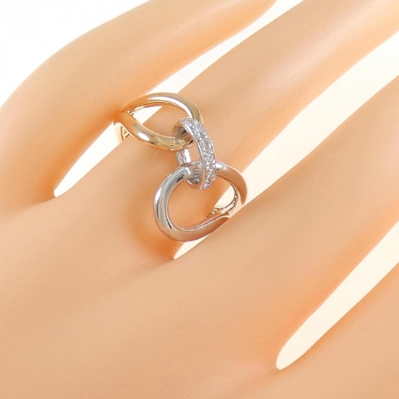 Nhẫn kim cương K18PG/K18WG 666741