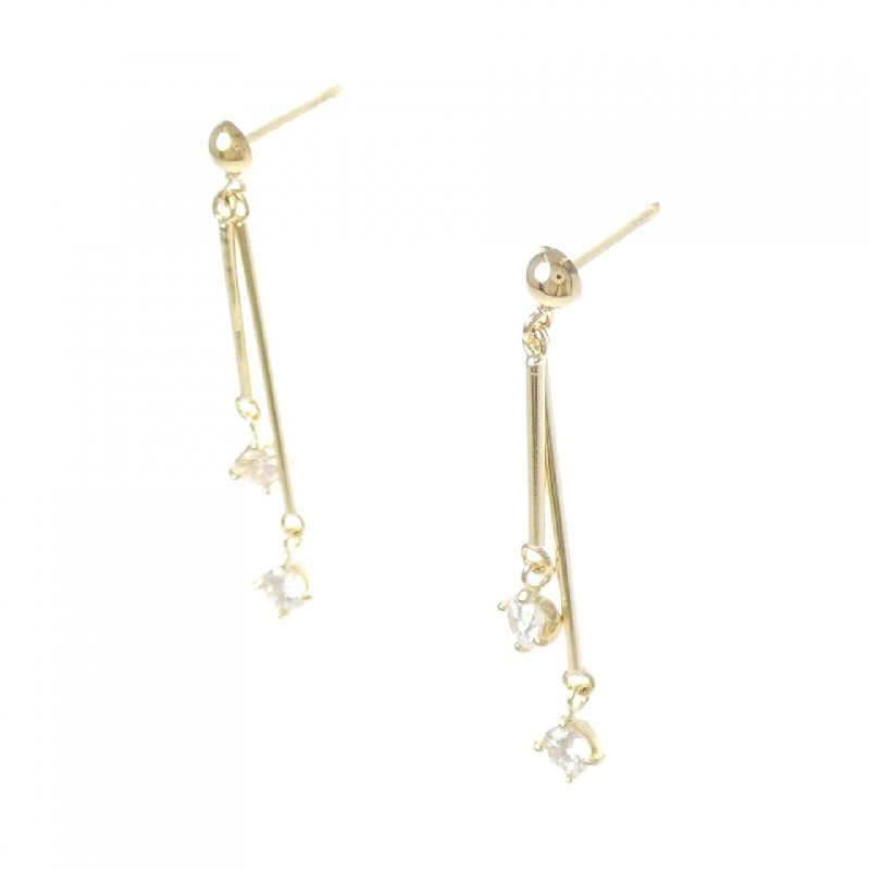 K18YG Bông tai kim cương 0.38CT - Hàng hiệu Chính hãng 866348