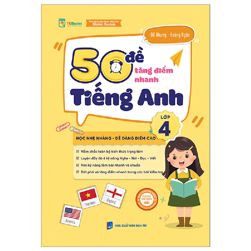 50 Đề Tăng Điểm Nhanh Tiếng Anh Lớp 4 - Đỗ Nhung, Hoàng Ngân 162391