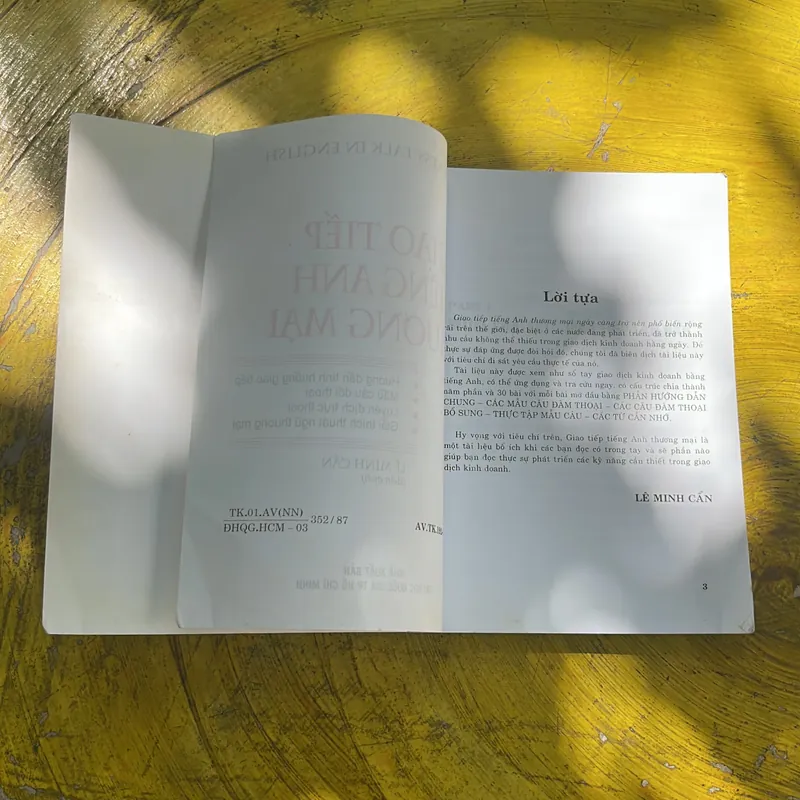 GIAO TIẾP TIẾNG ANH THƯƠNG MẠI- LÊ MINH CẨN 696528