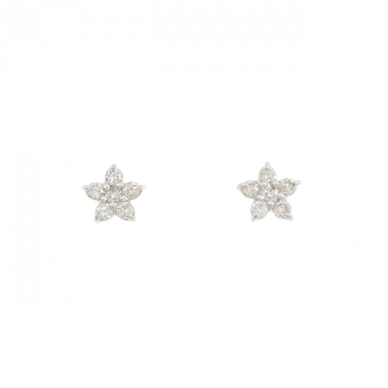 Bông tai kim cương hoa K18WG 0.20CT - Hàng hiệu chính hãng 869989