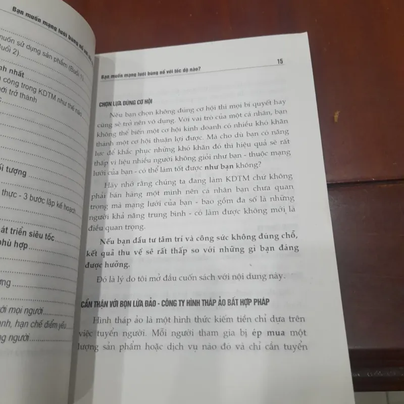 Bạn muốn mạng lưới (kinh doanh theo mạng) Bùng nổ vố tốc độ nào 1029745