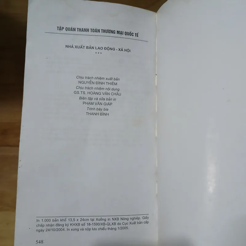 Tập Quán Thanh Toán Thương Mại Quốc Tế (Song Ngữ Anh - Việt) 736389