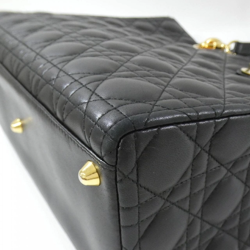 【Vintage】Christian Dior Lady Dior Large CAL44560 Bag 617778