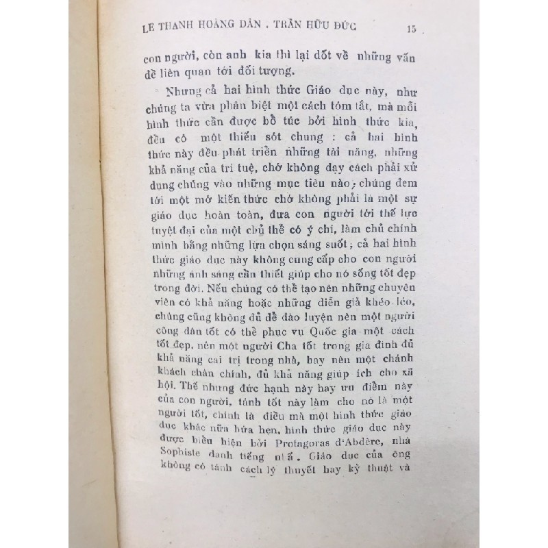 Triết lý  giáo dục - bản dịch Lê Thanh Hoàng Dân & Trần Hữu Đức 126502