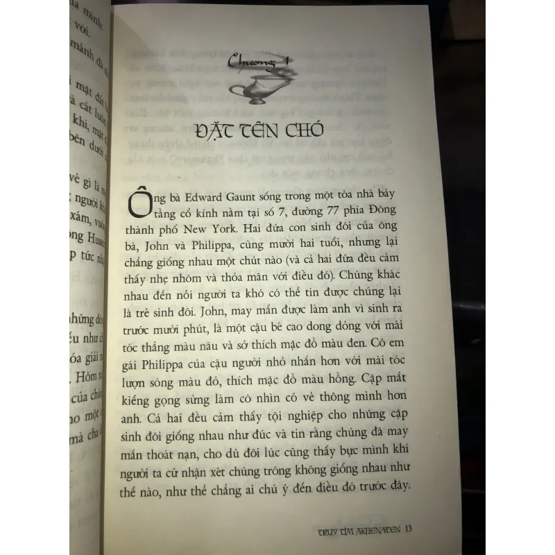 Hậu duệ thần đèn - tập 1 - truy tìm Akhenaten 1031193