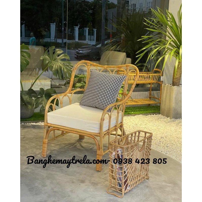 Sofa mây decor phòng khách 473816